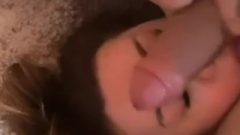 She Self Recording And Gratefully Licks His Asshole She Love To Be Ussed By Da